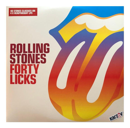 The Rolling Stones Forty Licks Importado Box 4 Lp Vinyl