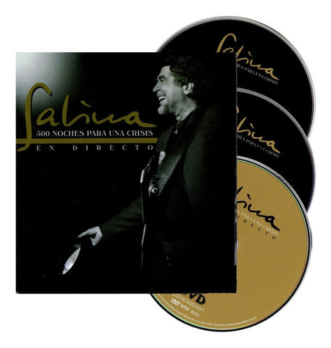 Joaquin Sabina 500 Noches Para Una Crisis Cd 2 Discos + Dvd