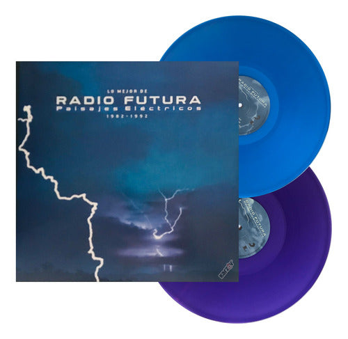 Radio Futura Paisajes Electricos 1982 - 1992 Blue 2 Lp Vinyl