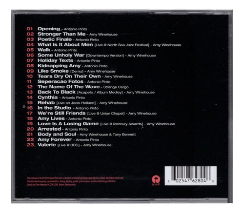 Amy Winehouse Amy Soundtrack Disco Cd