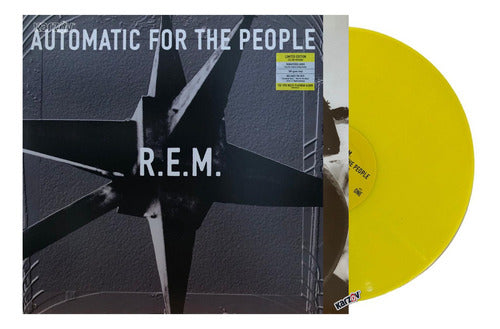 Rem R.e.m. Automatic For The People Rem Yellow Lp Vinyl