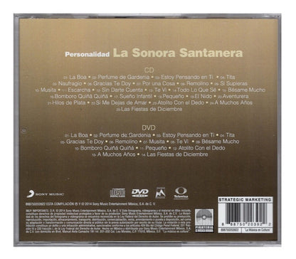 La Sonora Santanera Personalidad  2 Discos Cd + Dvd