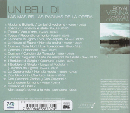 Un Bel Di Las Bellas Paginas De Opera Disco Cd