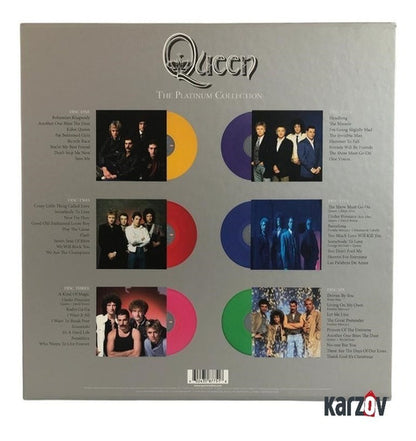 Queen The Platinum Collection Box 6 Colores 2022 Lp Vinyl