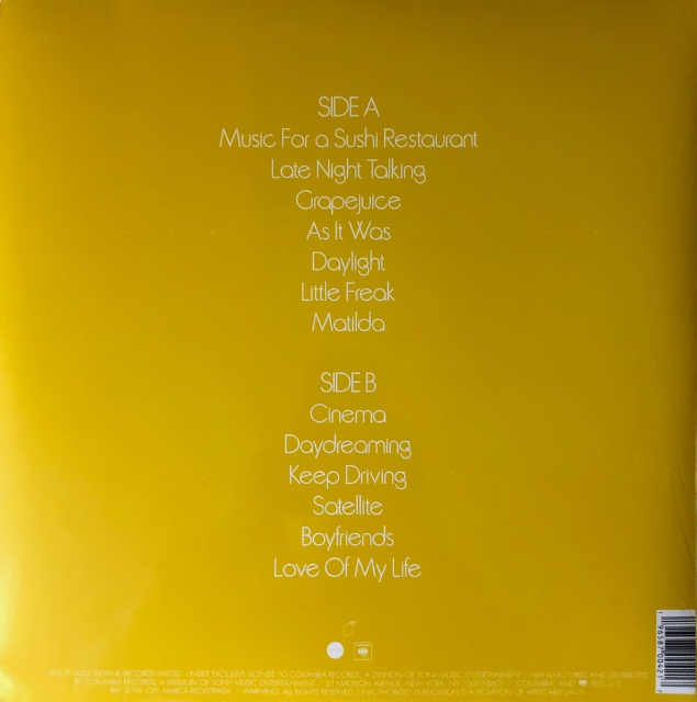Harry Styles Harry's House Lp Vinyl / Amarillo