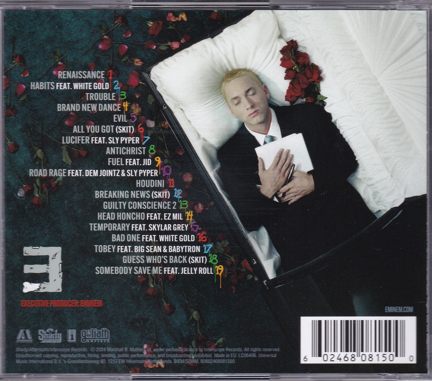 Eminem The Death Of Slim Shady Coup De Grace Disco Cd
