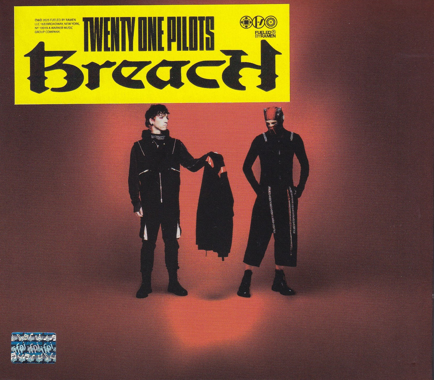 Twenty One Pilots Breach 2025 Digipack Cd
