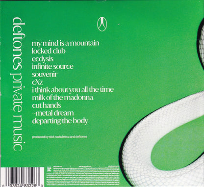 Deftones Private Music 2025 Disco Cd