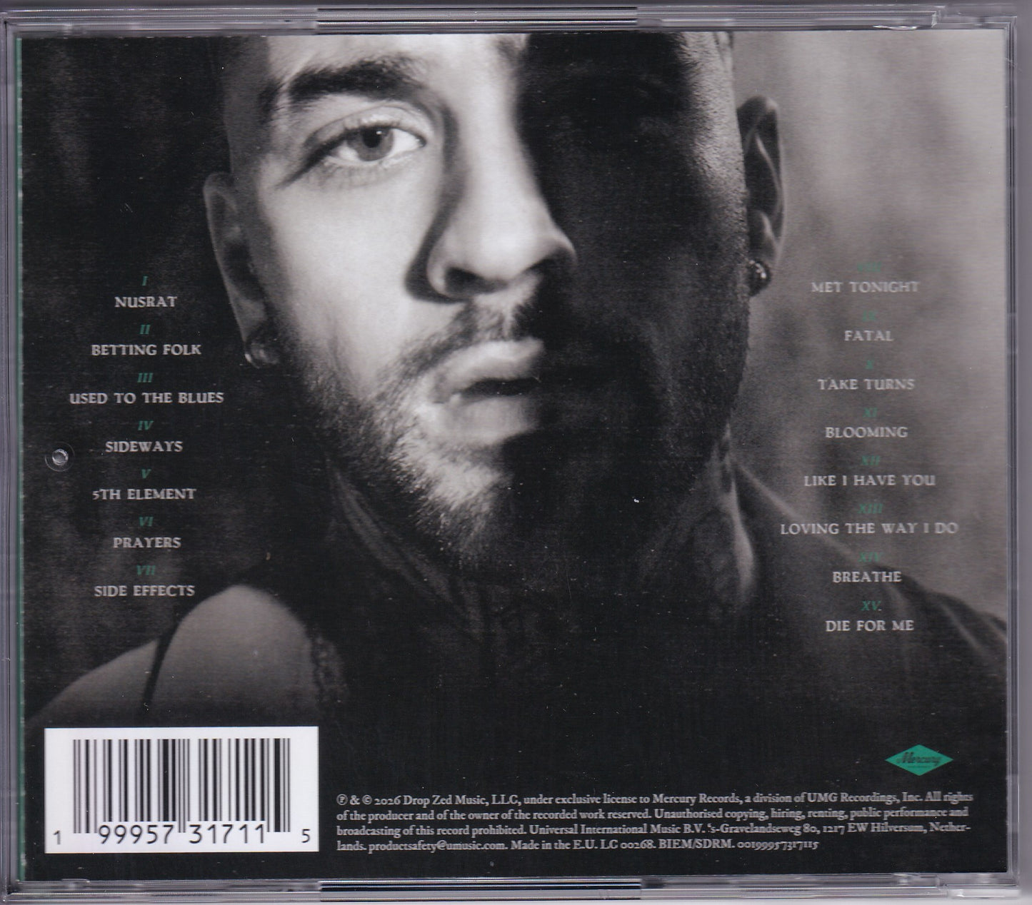 Zayn Konnakol Album 2026