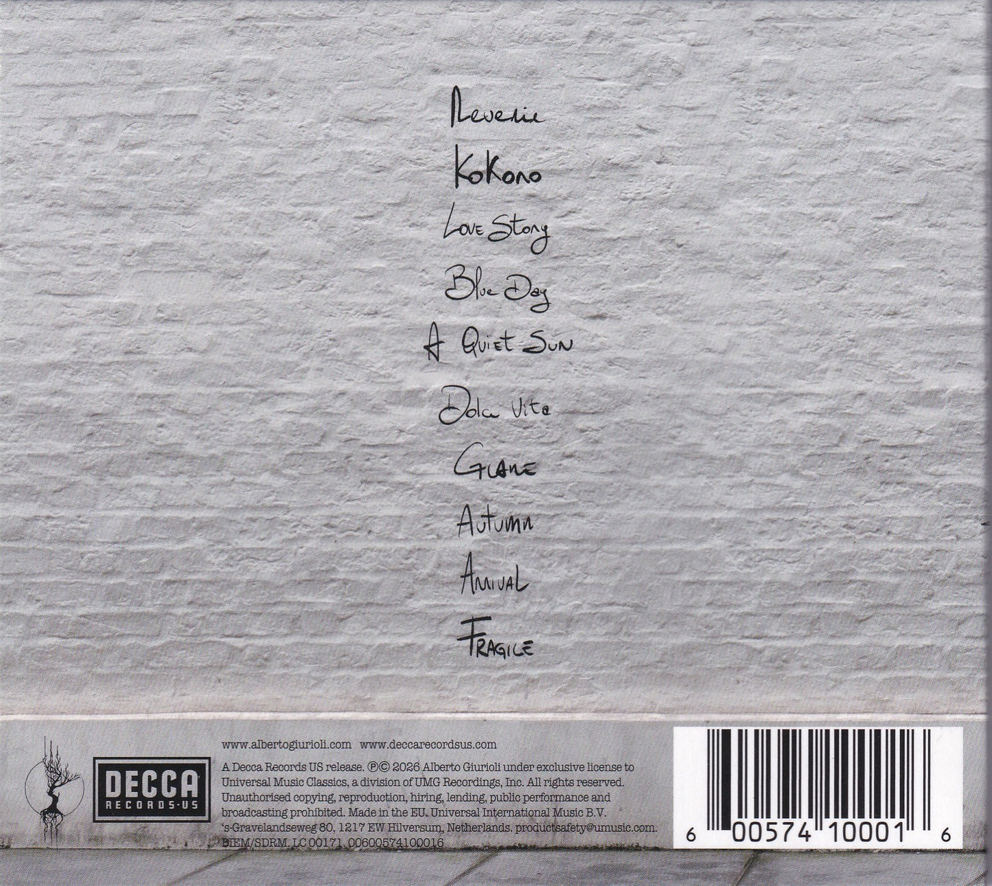 Alberto Giurioli Leftovers Cd