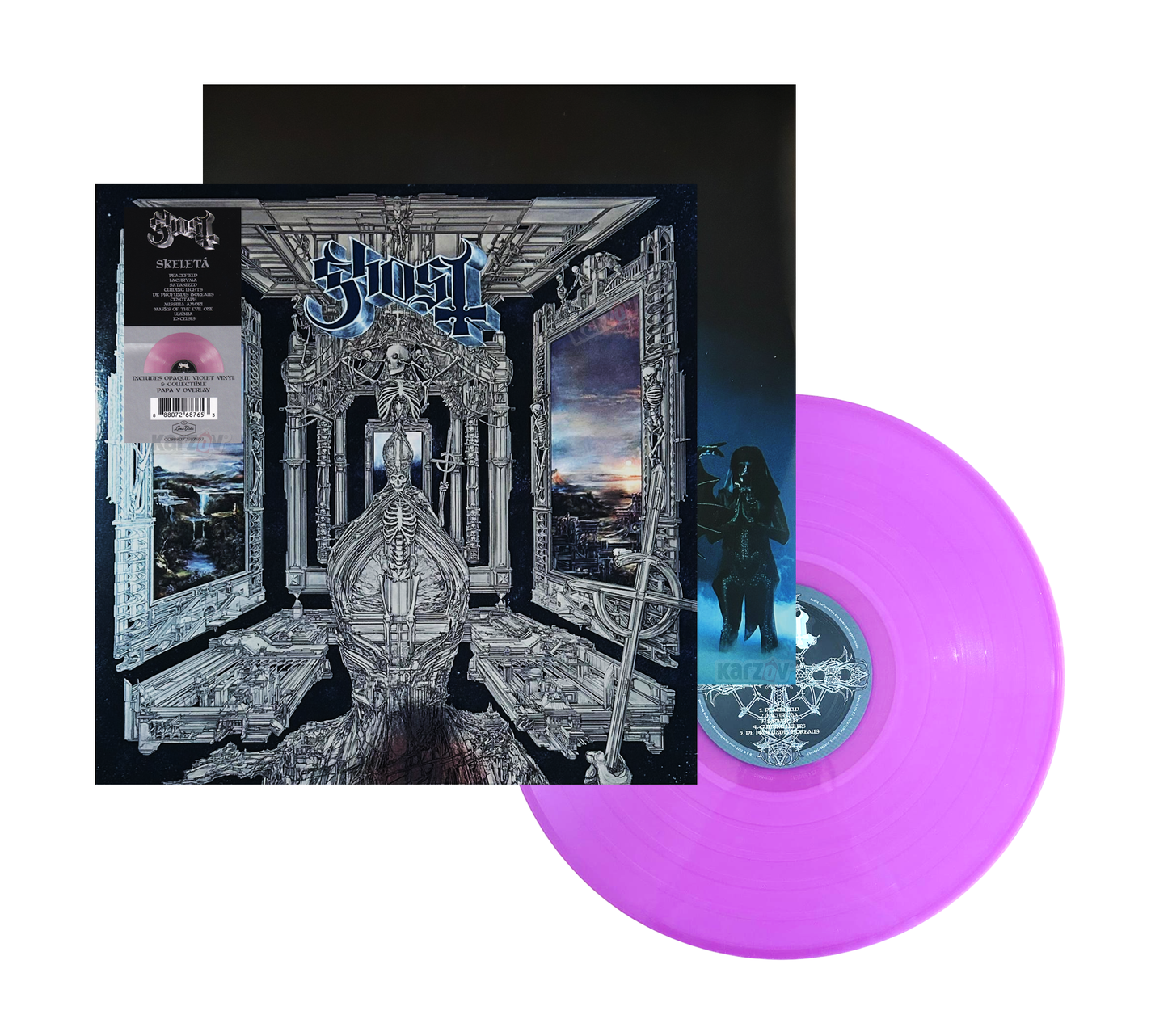Ghost Skeleta Opaque Violet Lp Vinyl
