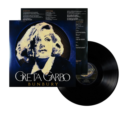 Enrique Bunbury Greta Garbo Black Negro Lp Vinyl
