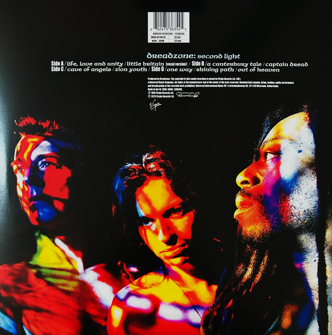 Dreadzone Second Light RSD 2025 Blue & ORANGE 2 LP Vinyl