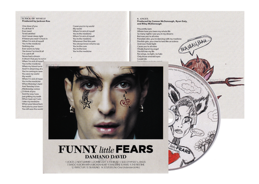 Damiano David ( Maneskin Rush ) Funny Little Fears Disco Cd