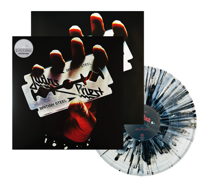 Judas Priest British Steel Splatter Black & White Lp Vinyl
