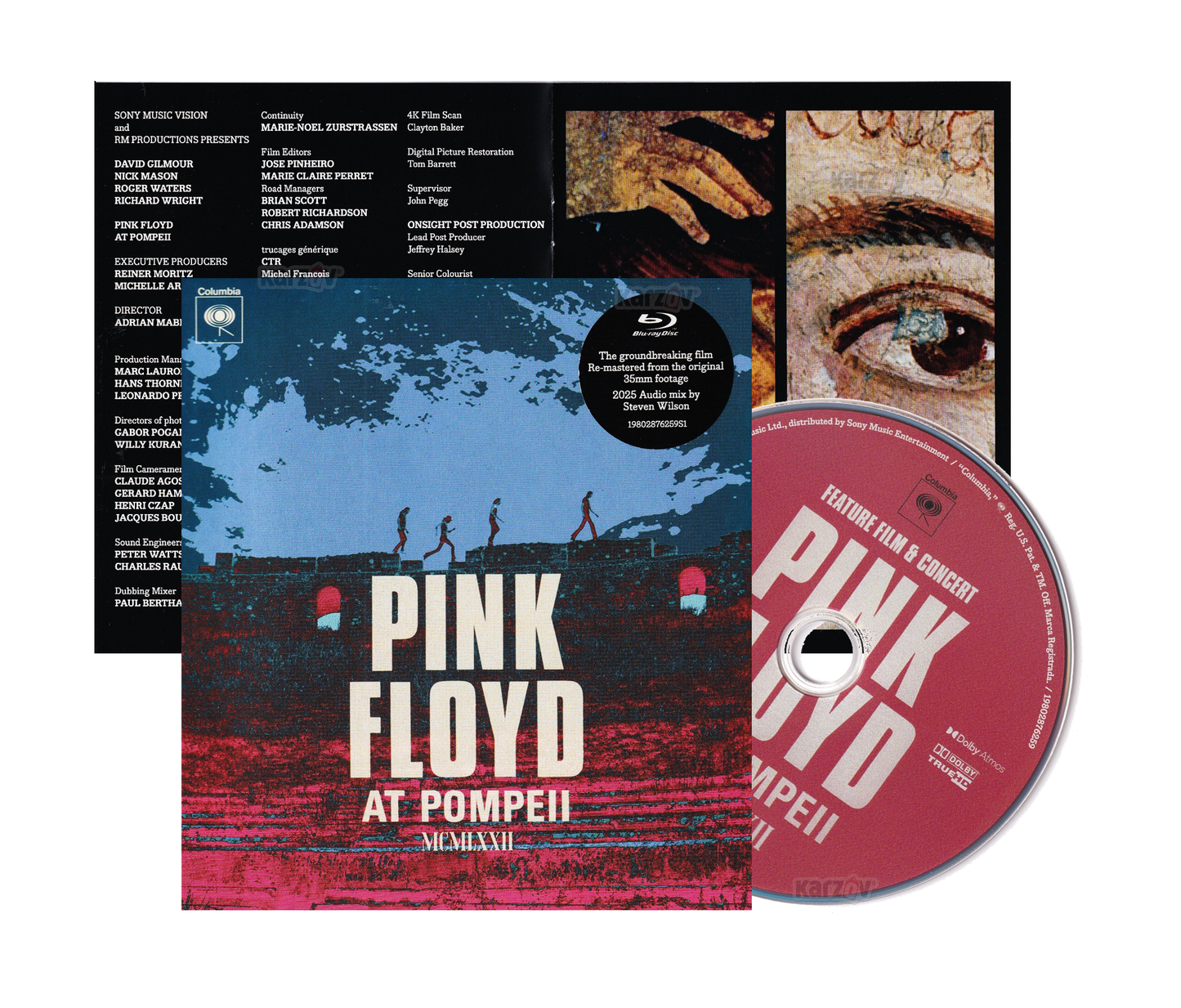 Pink Floyd At Pompeii Mcmlxxii 2025 Concierto Blu-ray