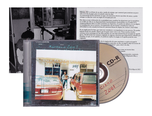 Marciano Cantero ( Enanitos Verdes) Marciano 2001 Disco Cd