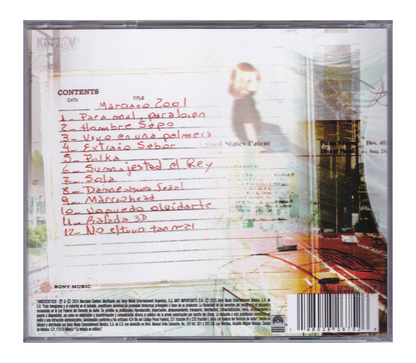 Marciano Cantero ( Enanitos Verdes) Marciano 2001 Disco Cd