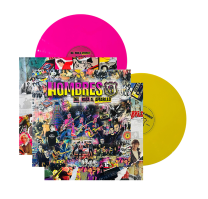 Hombres G Del Rosa Al Amarillo Pink & Yellow 2 Lp Vinyl