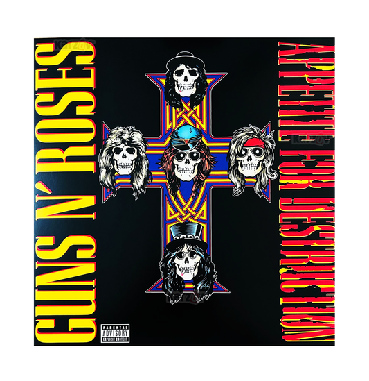 Guns N Roses Appetite For Destruction  Red Translucent LP Vinyl