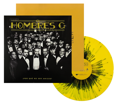 Hombres G ¿ Por Que No Ser Amigos ? Splatter Yellow Lp Vinyl