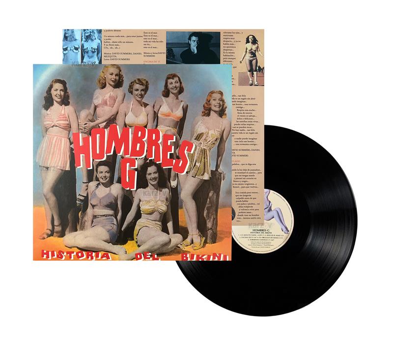 Hombres G Historia Del Bikini Lp Vinyl