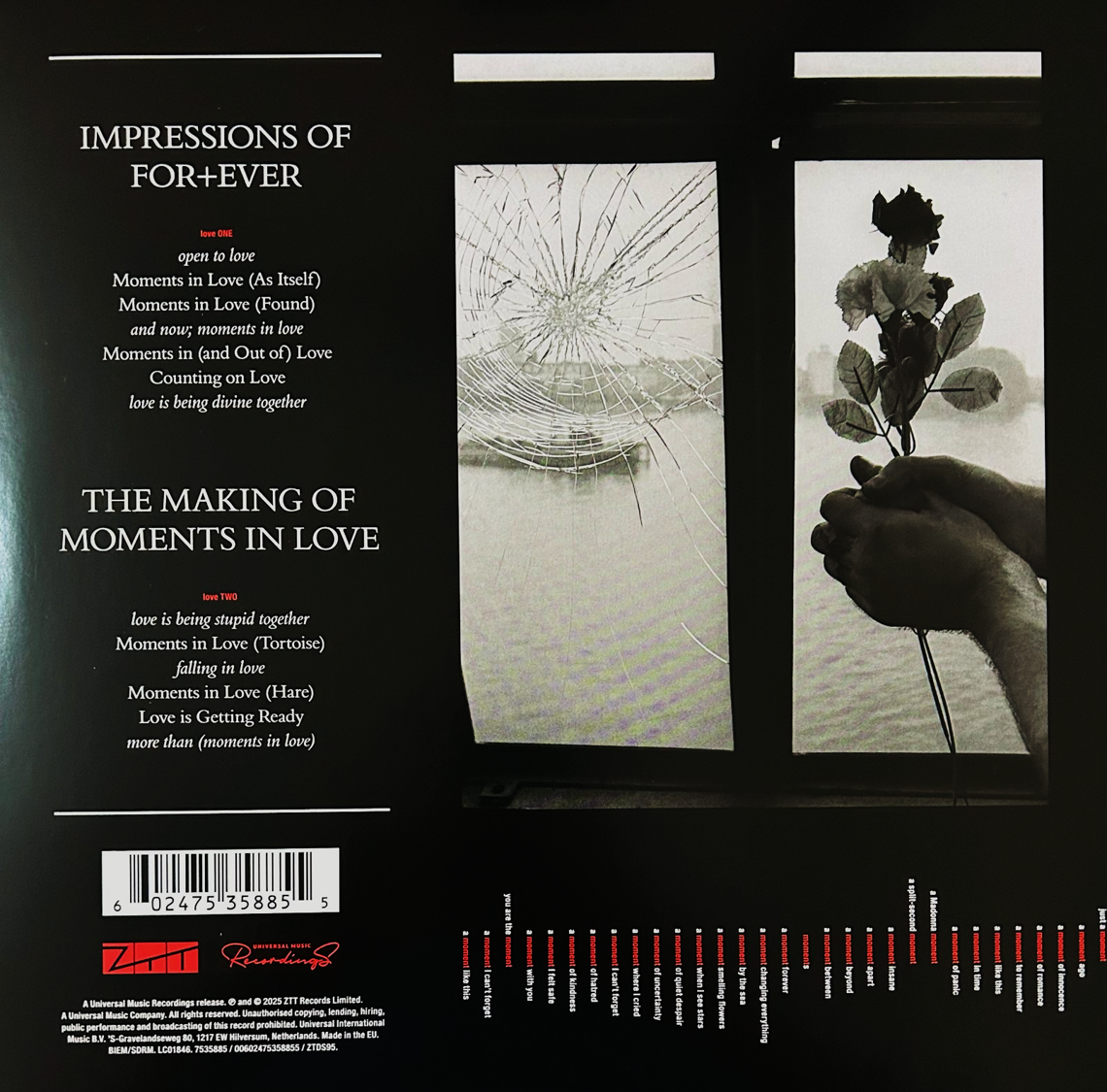The Art Of Noise Impressions Of Forever RSD 2025 Rojo Red LP Vinyl
