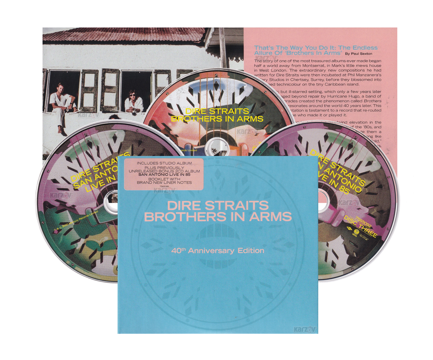 Dire Straits Brothers In Arms 40th Anniversary 3 Disco Cd
