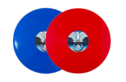 Saxon Wheels Of Steel 45th Anniversary RSD 2025 Red & Blue 2 LP Vinyl