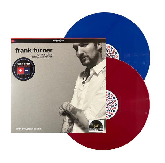 Frank Turner Positive Songs For Negative People 10th Anniversary RSD 2025 Red & Blue 2 LP Vinyl