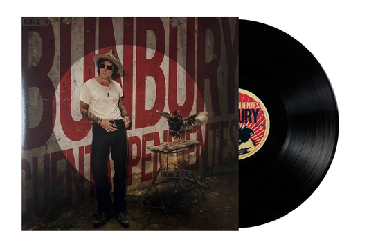 Enrique Bunbury Cuentas Pendientes Black Negro Lp Vinyl