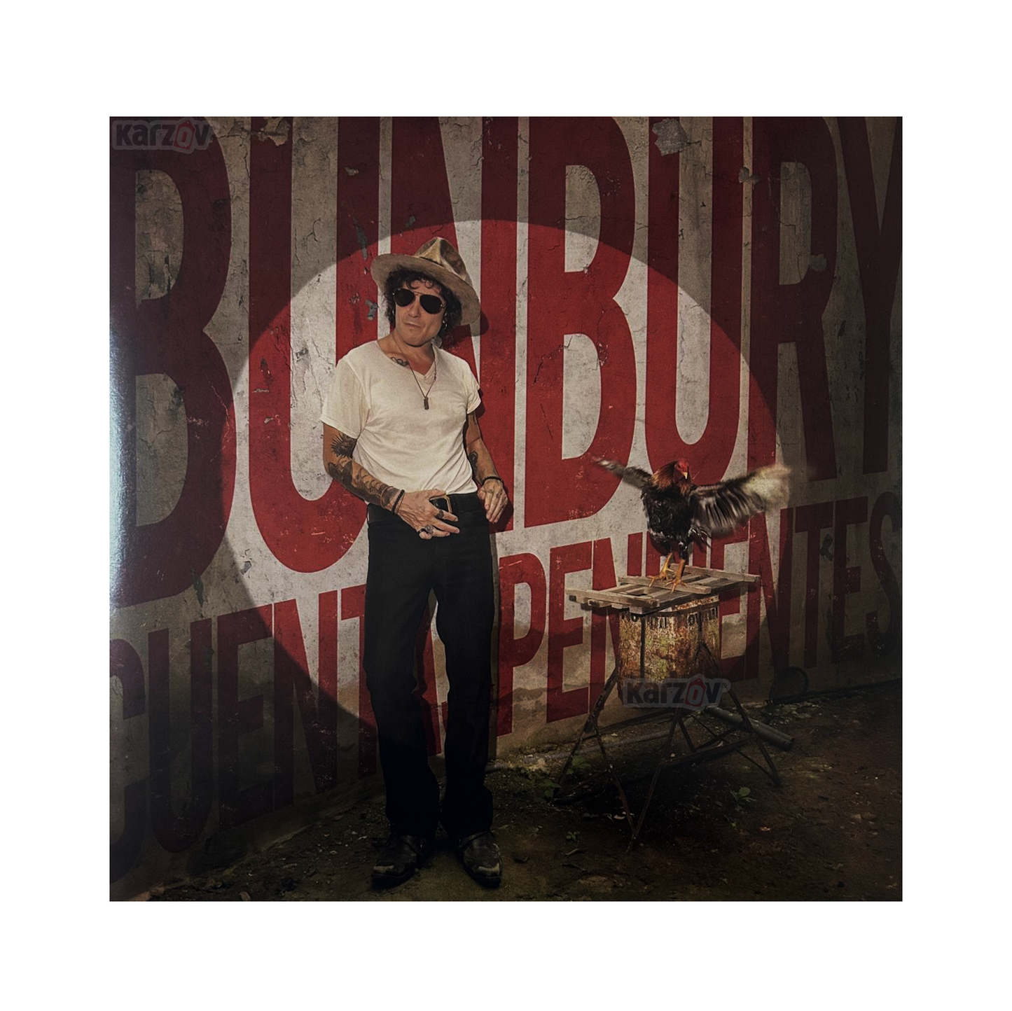 Enrique Bunbury Cuentas Pendientes Black Negro Lp Vinyl