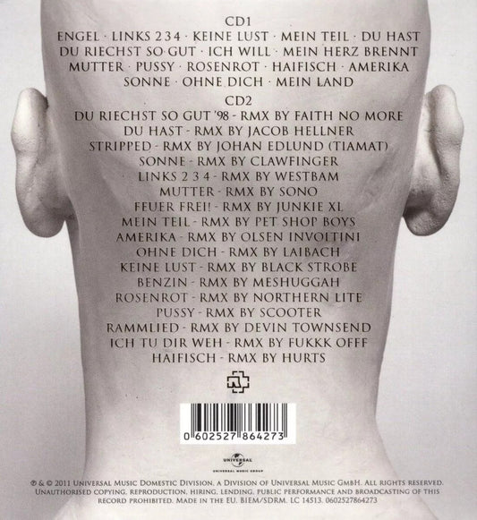 Rammstein Made In Germany 1995 - 2011 Deluxe 2 Discos Cd Deluxe
