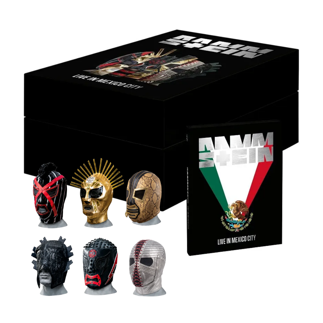 Rammstein Live In Mexico Boxset Blu-ray Photobook Mascara