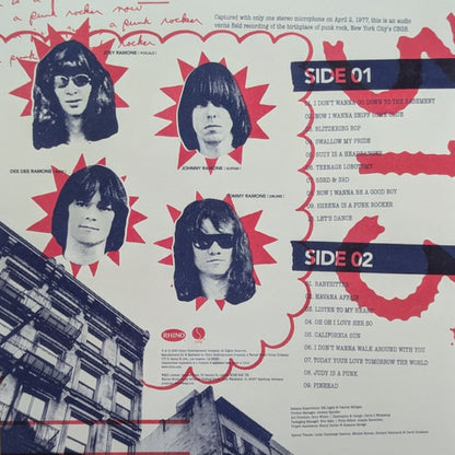 Ramones Live At Cbgb, 1977 (140 Gr. Red) Lp Vinyl Rsd Black Friday 2025 Red Vinyl