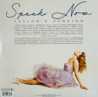 Taylor Swift Speak Now Taylor 's Version Violet  3 Lp Vinyl