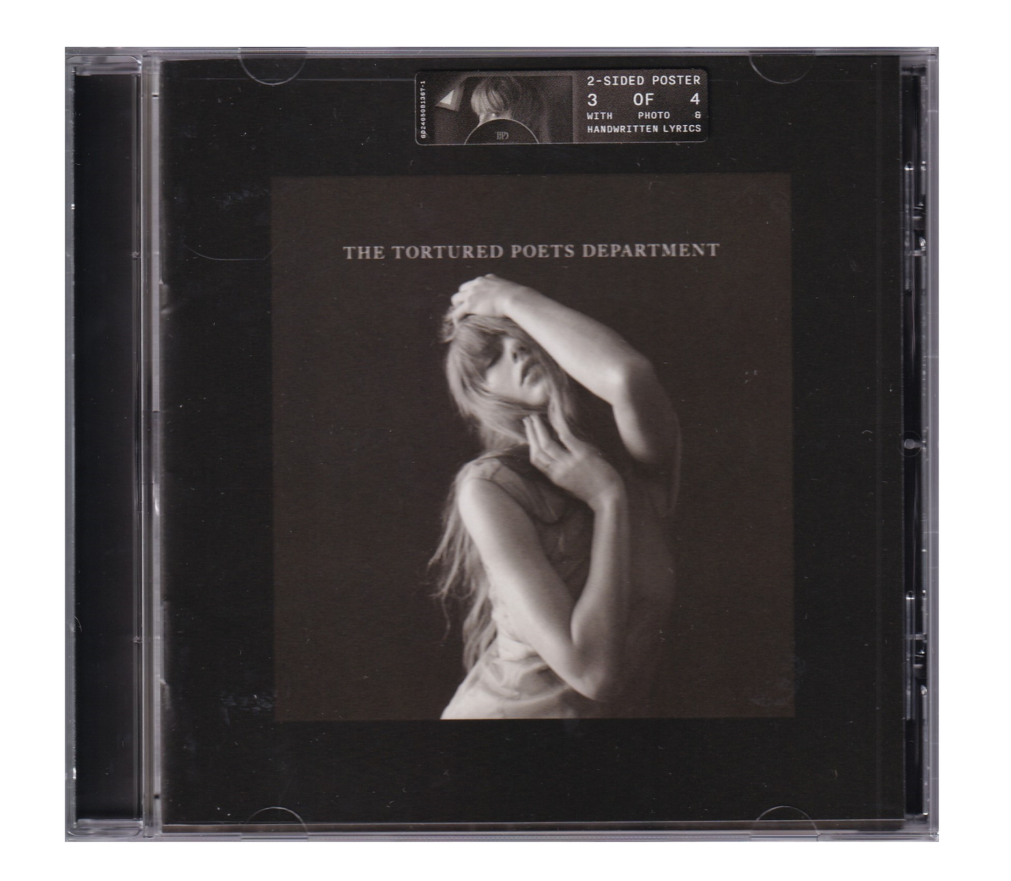 Taylor Swift Tortu red Poets Department The Bl ack Dog Disco Cd