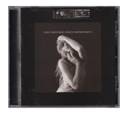 Taylor Swift Tortu red Poets Department The Bl ack Dog Disco Cd