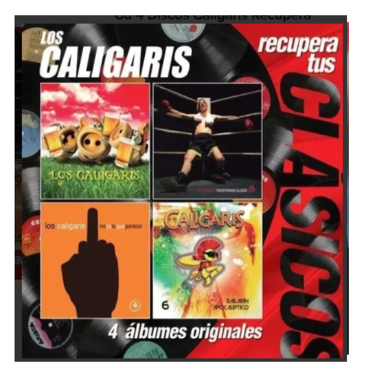 Caligaris Recupera Tus Clasicos 4 Discos Cd