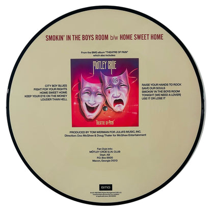 Motley Crue Smokin' In The Boys Room Home Sweet Home Picture RSD 2025 LP Vinyl