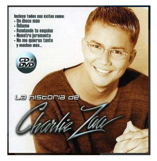 Charlie Zaa La Historia De Charlie Zaa Disco Cd + Dvd
