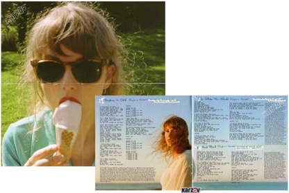 Taylor Swift 1989 Taylor's Version Blue Edition Disco Cd + Poster