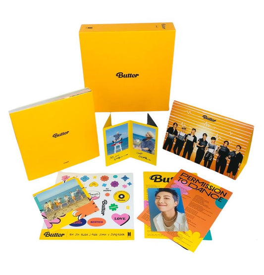 Bts Butter K-pop Komca Album Full Box Version Cream