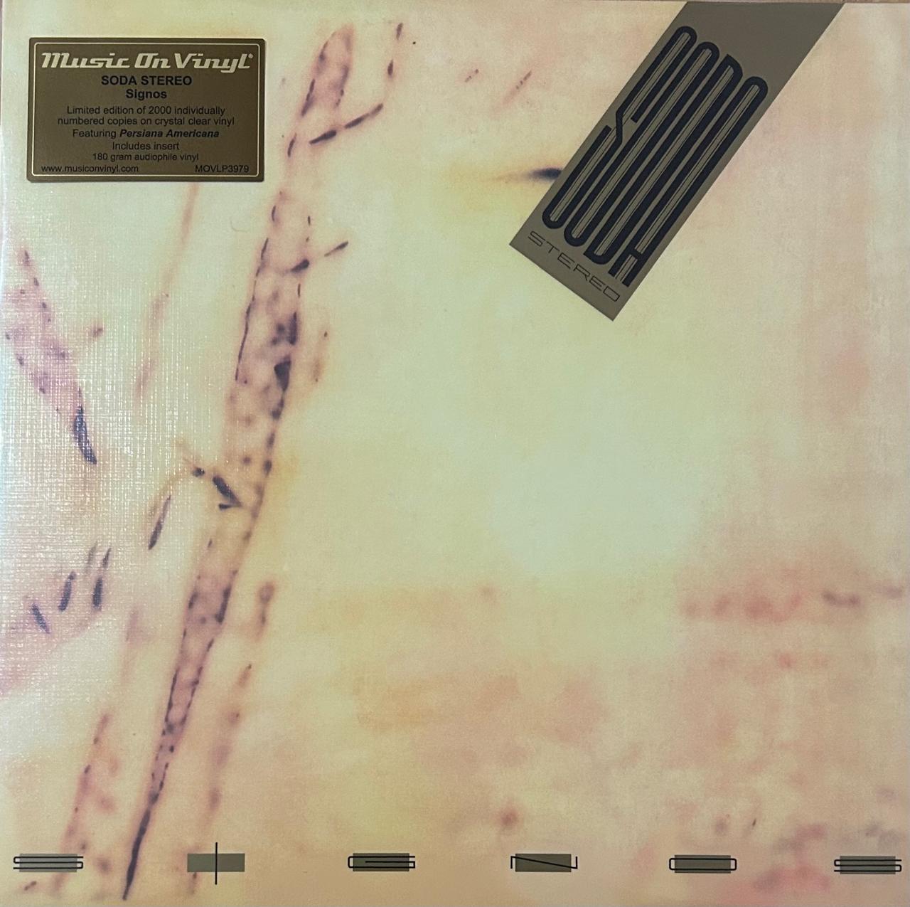Soda Stereo Signos Vinyl Crystal Clear Viny