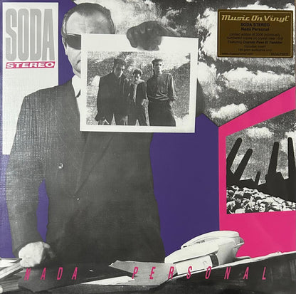 Soda Stereo Nada Personal Lp Vinyl Crystal Clear Edition