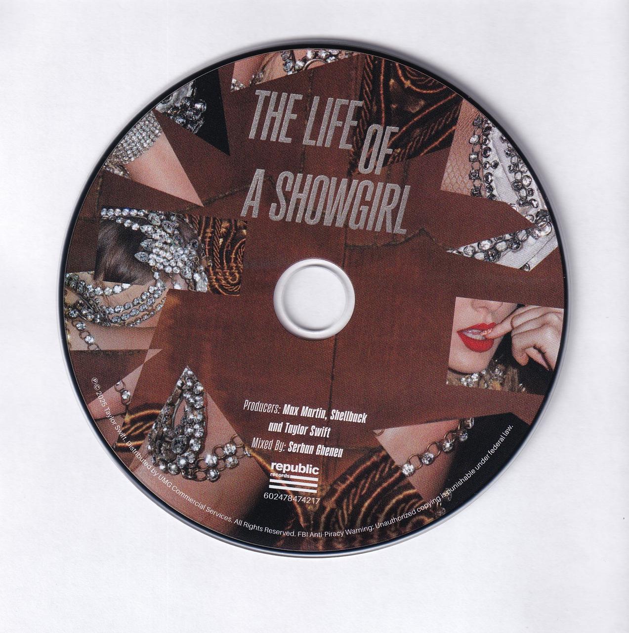 Taylor Swift The Life Of A Showgirl Its Beautiful Cd+ Poster