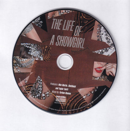 Taylor Swift The Life Of A Showgirl Its Beautiful Cd+ Poster