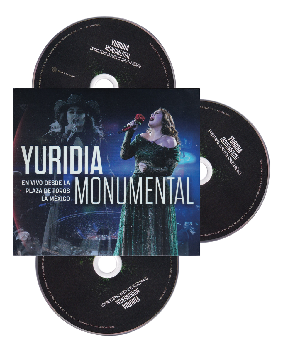 Yuridia Monumental Vivo Plaza De Toros La México 2cd + Dvd
