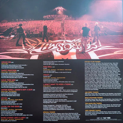 Aerosmith Greatest Hits Splatter Coloured Lp Vinyl