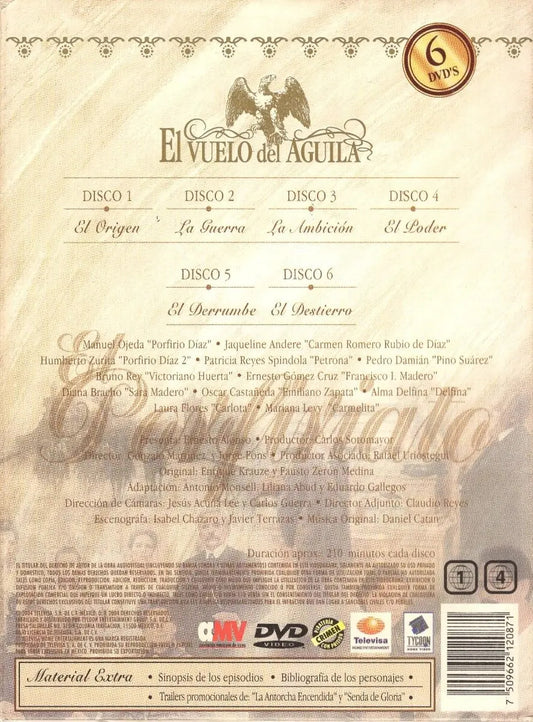 El Vuelo Del Aguila Edicion Conmemorativa Telenovela Dvd